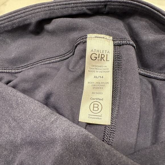 Athleta Girl Navy Blue Active Leggings - Picture 5 of 6